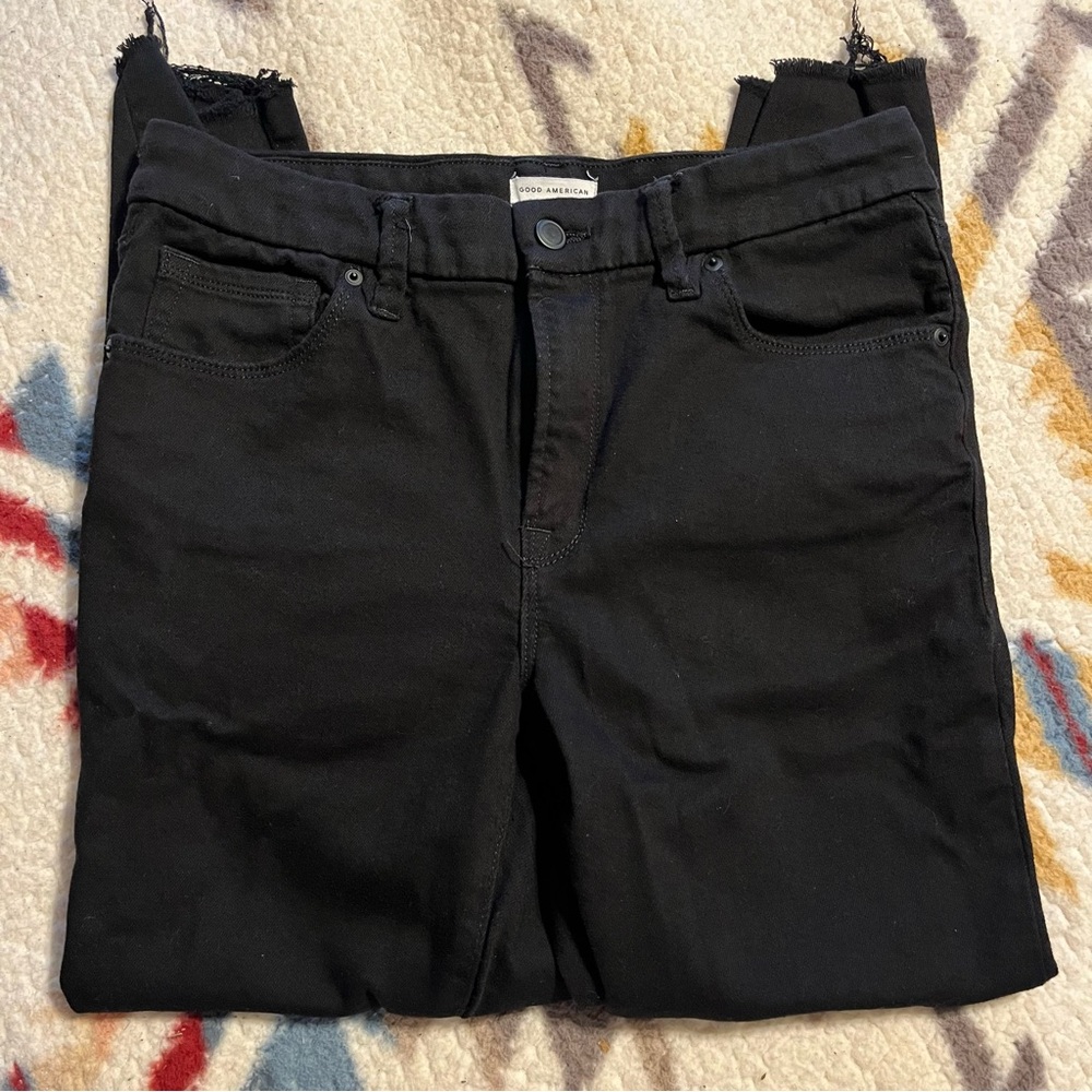 Good American Black Skinny Jeans